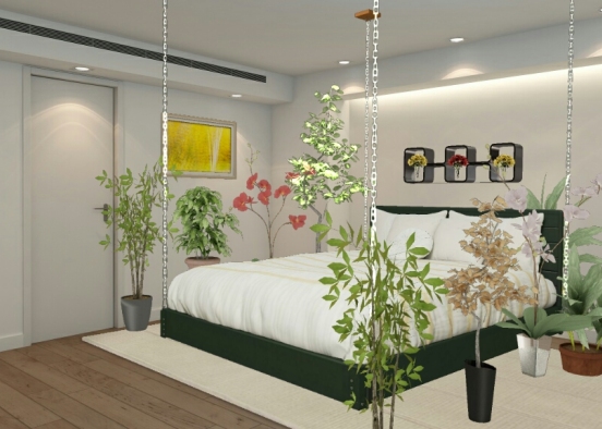 Urban jungle bed Design Rendering