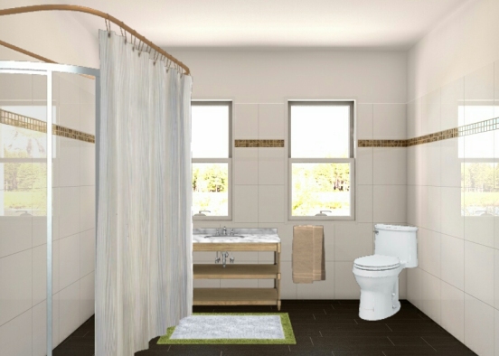 Ванная комната   Design Rendering