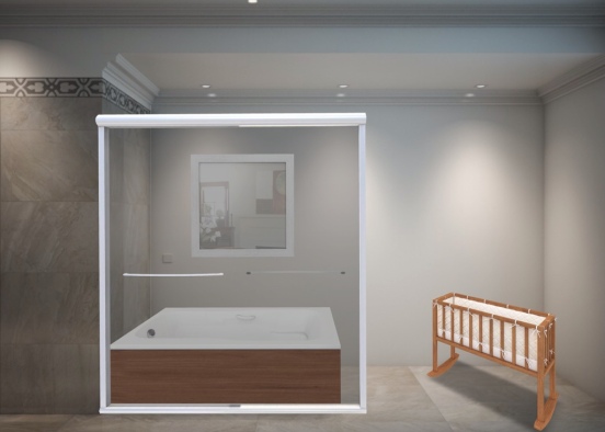 banheiro da Daniella Design Rendering