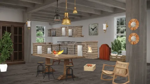 Cabin kitchen