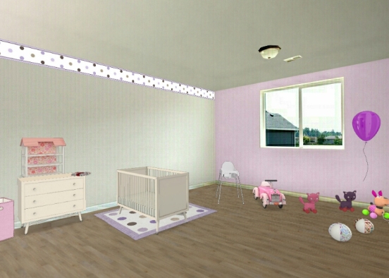 Chambre de bébé ❤ Design Rendering
