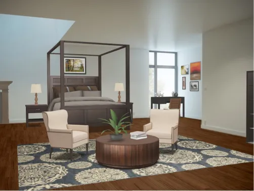 Country Mansion Bedroom