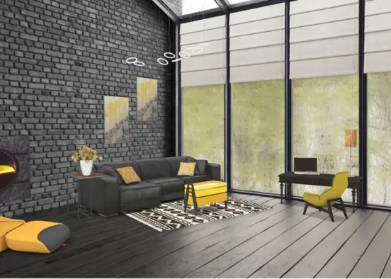 black and yellow beauty Design Rendering