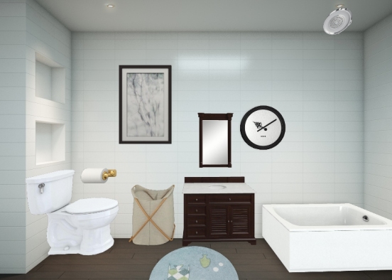 Salle de bain Nikha Design Rendering