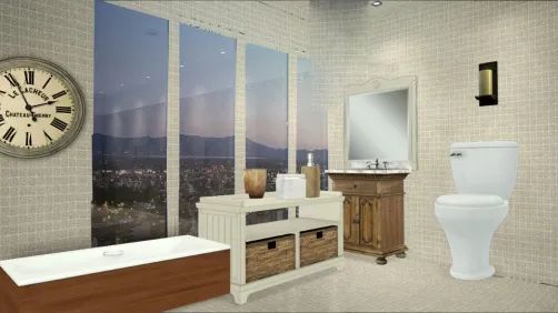 Vintage Bathroom 