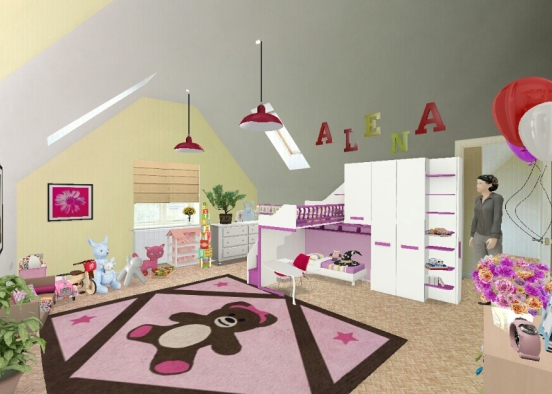 Детская комната 2 Design Rendering