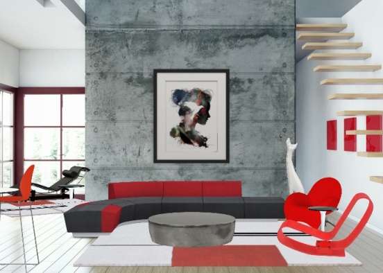 Cin's Modern Living room Design Rendering