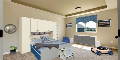 Blue kids room