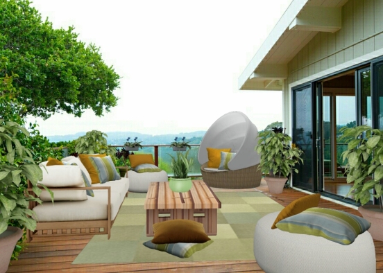 Eco Outdoor living Design Rendering
