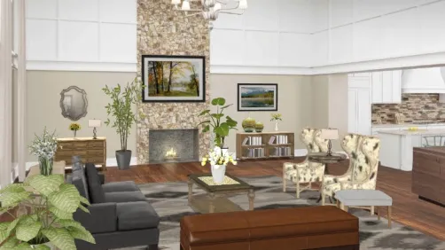 Traditional living room