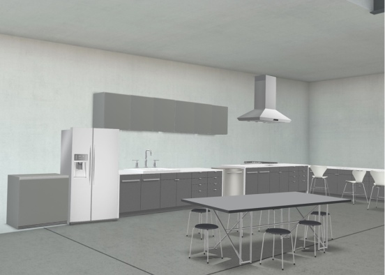 1st kitchen  Design Rendering