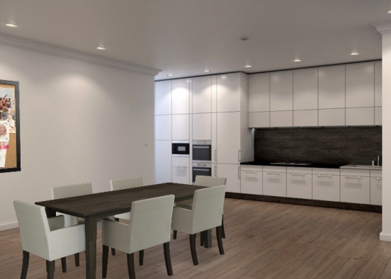 Kitchen/dining room Design Rendering