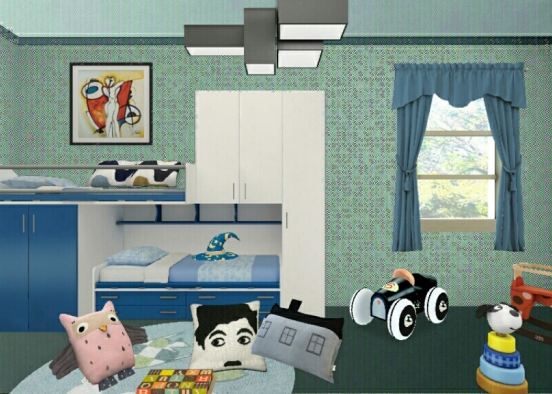 kids room Design Rendering