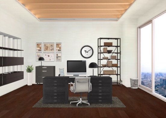 my dream office 🖥📞🗄 Design Rendering