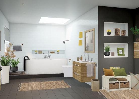 bathroom ⬛🐤🍃 Design Rendering