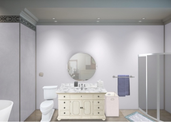 my dream bathroom Design Rendering