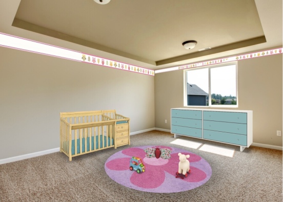 Baby Room Design Rendering