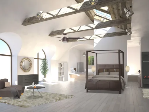 Open room plan
