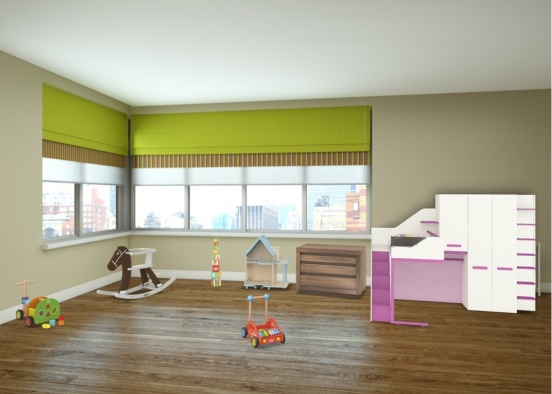 kid bedroom  Design Rendering