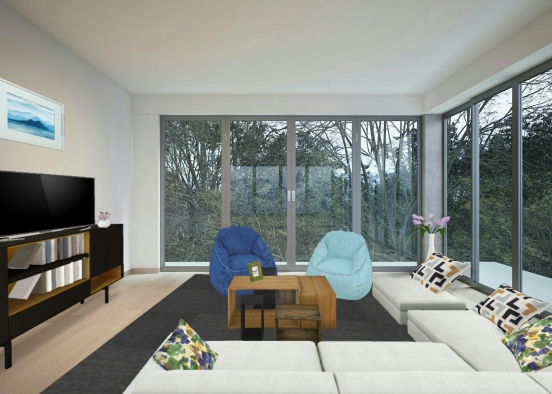 Living  room  Design Rendering