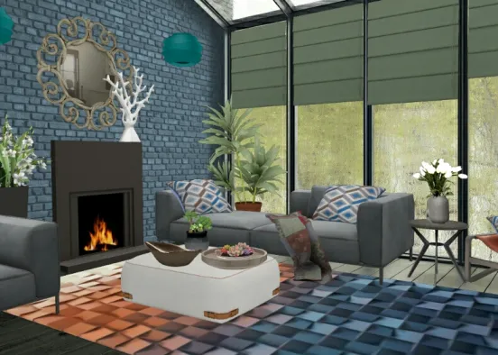 Living room 🍹 Design Rendering
