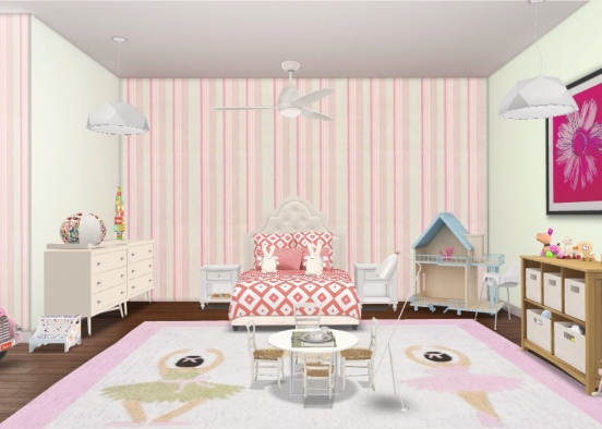 Princess's room  Design Rendering