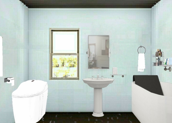 Ванная Design Rendering