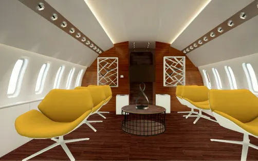 L'aereo ufficio