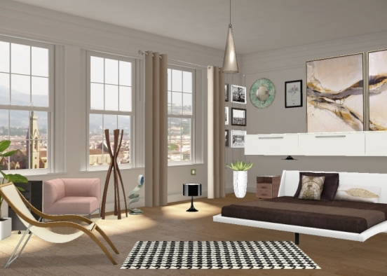Only beautiful room  Design Rendering