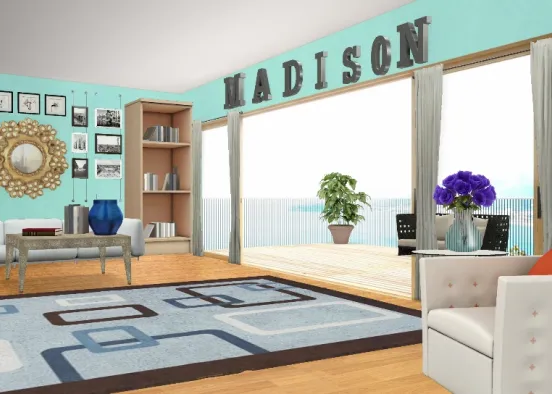 Madisons Living room Design Rendering