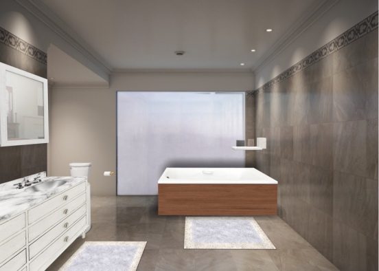 Luxuri Bathroom Design Rendering