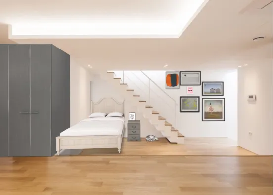 nice bedroom Design Rendering