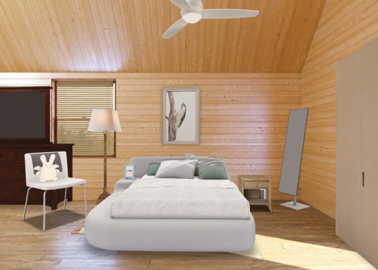 A cozy honeymoon beach hut Design Rendering