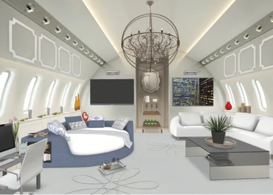Luxurious flight!✈️ Design Rendering