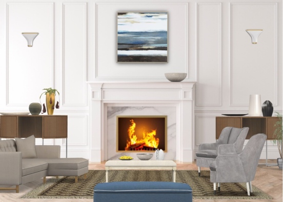 living room 👍💁 Design Rendering