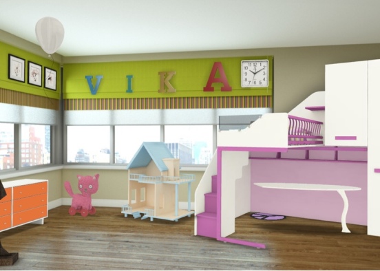 kidsroom Design Rendering
