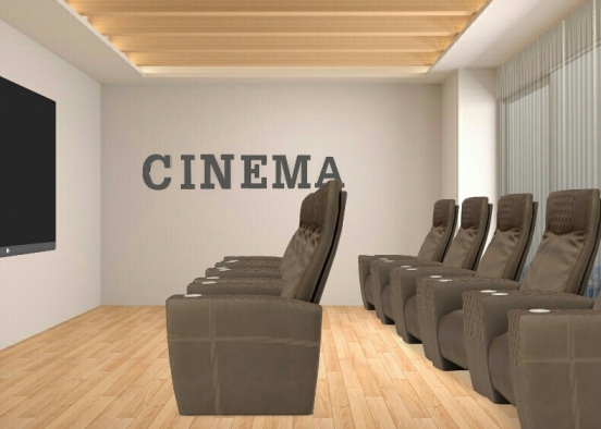 Cinema Design Rendering