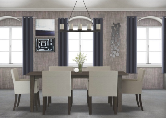dining Room Design Rendering