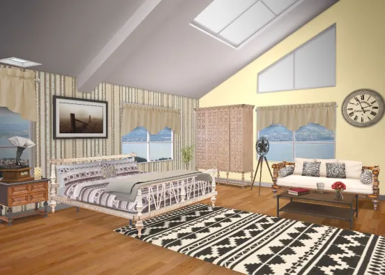 Gramdma Bedroom Design Rendering