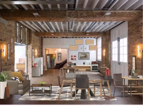 Templates (D. Marquis) Loft Kitchen