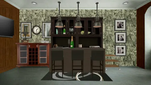 Vintage Bar Room