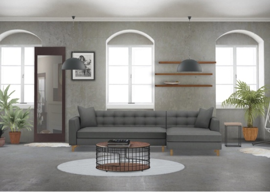 Appartment living room  Design Rendering