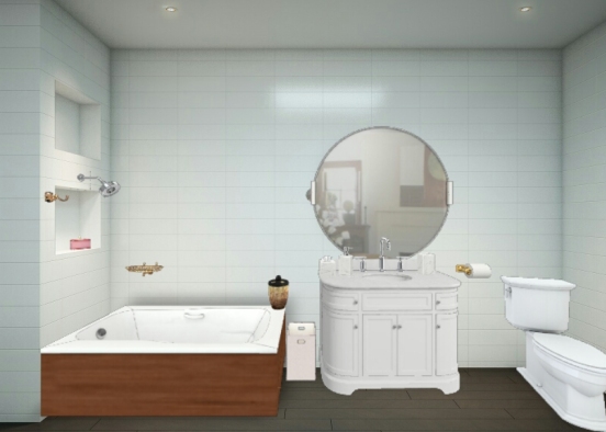 Lindo banheiro  Design Rendering