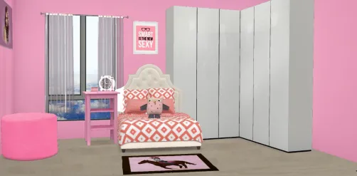 Pink  girly bedroom