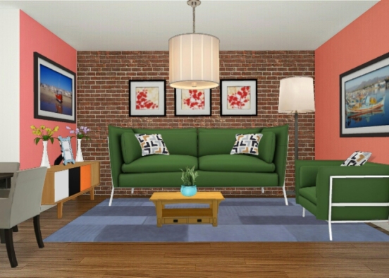 Sala de estar da ClaEGS Design Rendering