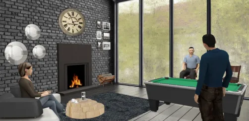 billiard room 