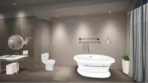 Minimal Apartment Bathroom