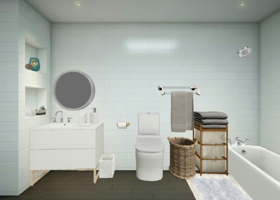 1. Bathroom Design Rendering