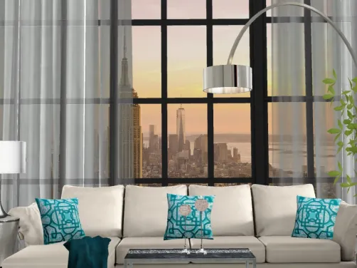 Cityscape Living Room 