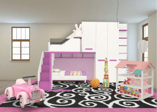 Kiddy’s Bedroom Design Rendering